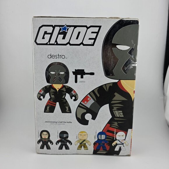 2008 Hasbro Mighty Muggs G.I.‎ Joe Destro w/Pistol Collectible Vinyl Figure NEW - Picture 2 of 9